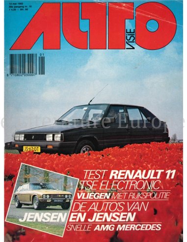 1983 AUTOVISIE MAGAZIN 10 NIEDERLÄNDISCH