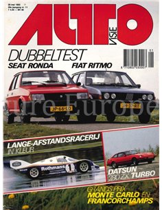 1983 AUTOVISIE MAGAZINE 11 NEDERLANDS