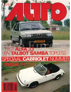 1983 AUTOVISIE MAGAZINE 13 DUTCH
