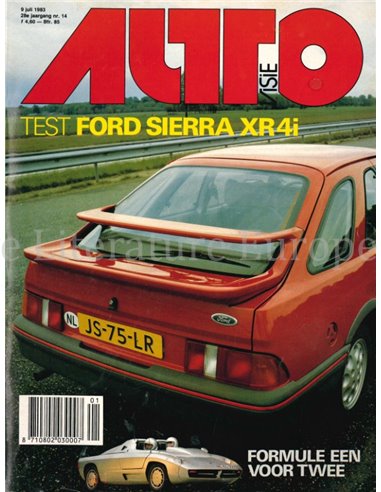 1983 AUTOVISIE MAGAZIN 14 NIEDERLÄNDISCH