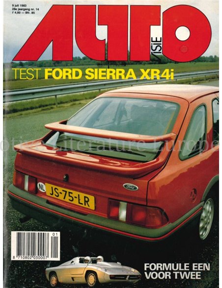 1983 AUTOVISIE MAGAZIN 14 NIEDERLÄNDISCH