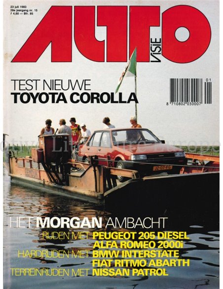 1983 AUTOVISIE MAGAZIN 15 NIEDERLÄNDISCH