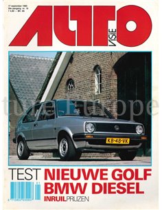 1983 AUTOVISIE MAGAZIN 19 NIEDERLÄNDISCH