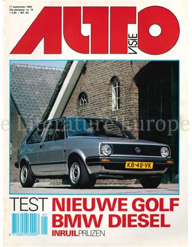 1983 AUTOVISIE MAGAZIN 19 NIEDERLÄNDISCH