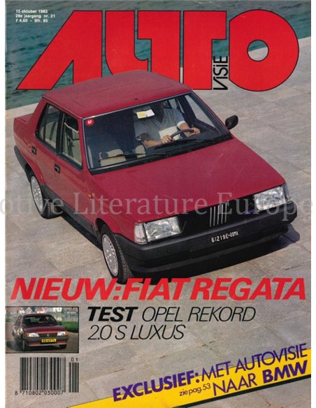 1983 AUTOVISIE MAGAZINE 21 NEDERLANDS