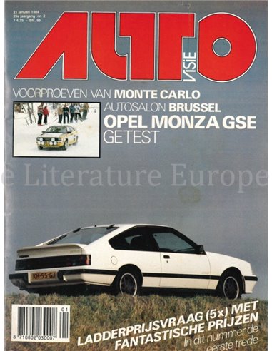 1984 AUTOVISIE MAGAZINE 02 DUTCH