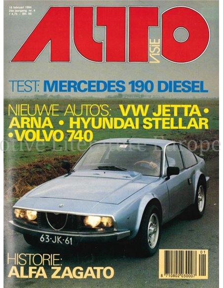 1984 AUTOVISIE MAGAZIN 04 NIEDERLÄNDISCH