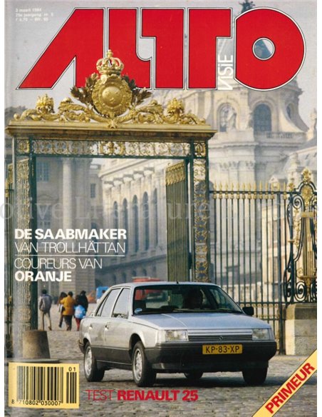 1984 AUTOVISIE MAGAZIN 05 NIEDERLÄNDISCH