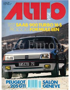 1984 AUTOVISIE MAGAZINE 06 NEDERLANDS