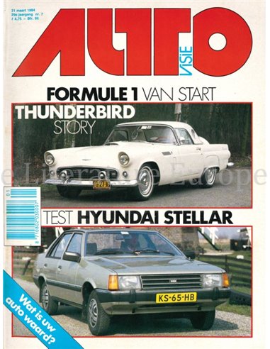 1984 AUTOVISIE MAGAZINE 07 NEDERLANDS