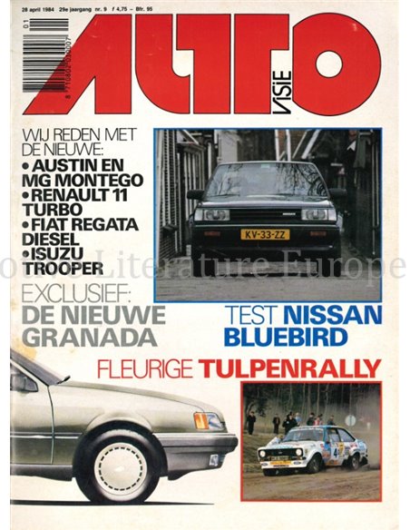 1984 AUTOVISIE MAGAZIN 09 NIEDERLÄNDISCH
