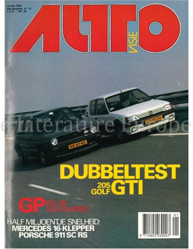 1984 AUTOVISIE MAGAZIN 10 NIEDERLÄNDISCH