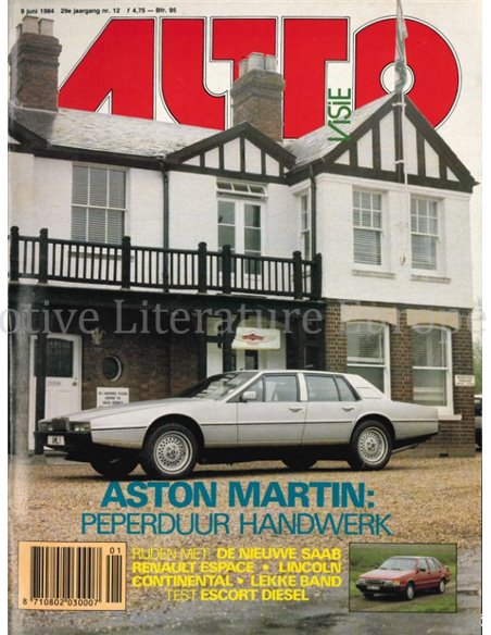 1984 AUTOVISIE MAGAZIN 12 NIEDERLÄNDISCH