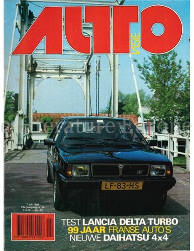 1984 AUTOVISIE MAGAZINE 14 DUTCH
