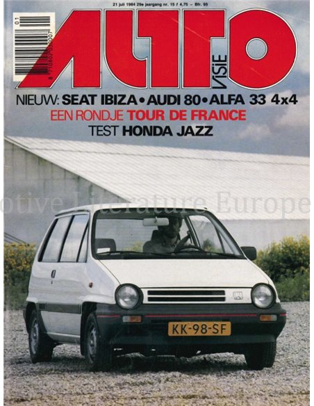 1984 AUTOVISIE MAGAZIN 15 NIEDERLÄNDISCH