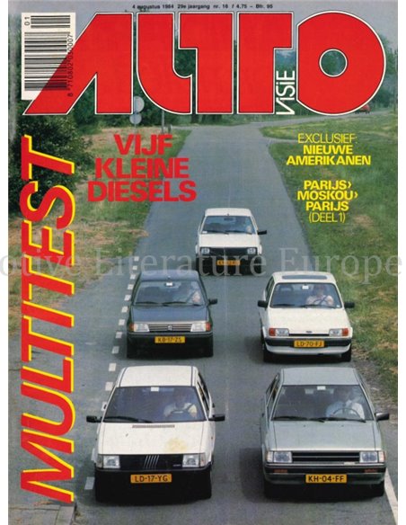 1984 AUTOVISIE MAGAZIN 16 NIEDERLÄNDISCH