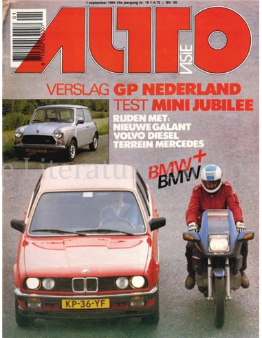 1984 AUTOVISIE MAGAZINE 18 DUTCH