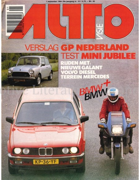 1984 AUTOVISIE MAGAZINE 18 DUTCH