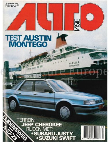 1984 AUTOVISIE MAGAZINE 23 DUTCH