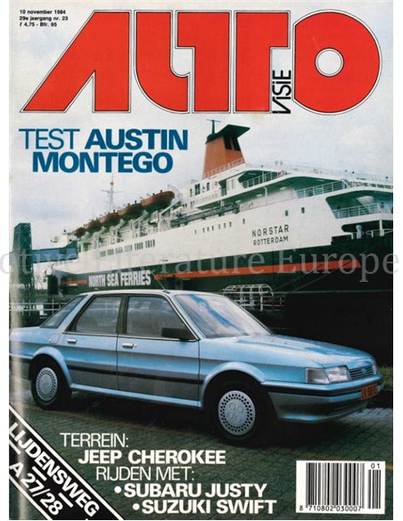 1984 AUTOVISIE MAGAZINE 23 NEDERLANDS