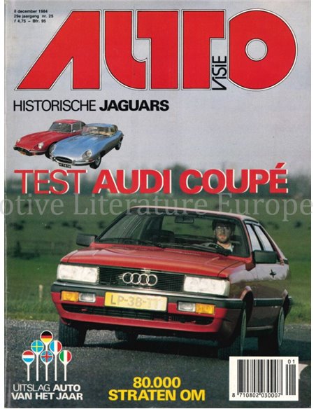 1984 AUTOVISIE MAGAZINE 25 NEDERLANDS