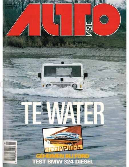 1986 AUTOVISIE MAGAZIN 01 NIEDERLÄNDISCH