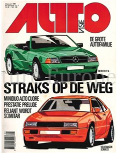 1986 AUTOVISIE MAGAZIN 02 NIEDERLÄNDISCH