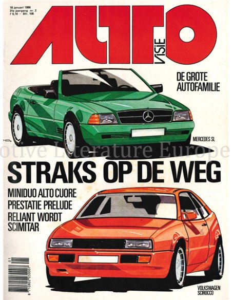 1986 AUTOVISIE MAGAZINE 02 NEDERLANDS