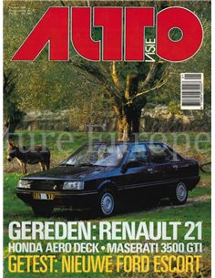 1986 AUTOVISIE MAGAZINE 05 NEDERLANDS