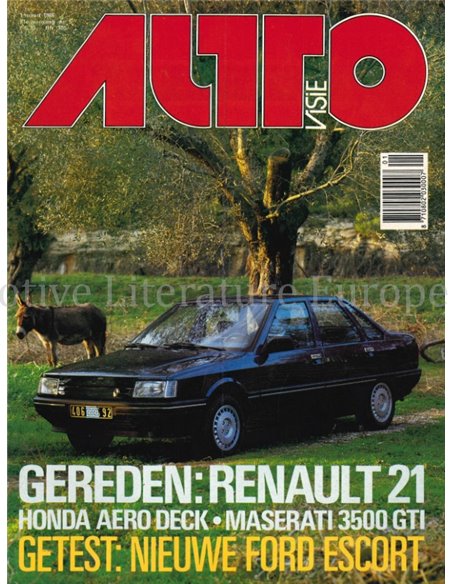1986 AUTOVISIE MAGAZIN 05 NIEDERLÄNDISCH