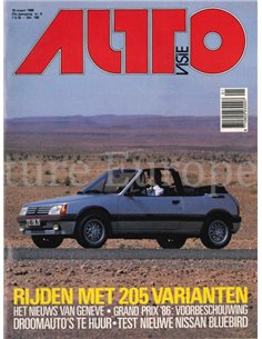 1986 AUTOVISIE MAGAZIN 06 NIEDERLÄNDISCH