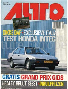 1986 AUTOVISIE MAGAZINE 08 NEDERLANDS