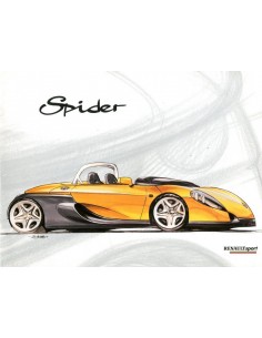 1996 RENAULT SPORT SPIDER BROCHURE FRANS ENGELS