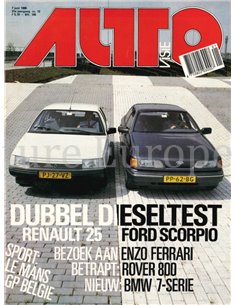 1986 AUTOVISIE MAGAZINE 12 NEDERLANDS