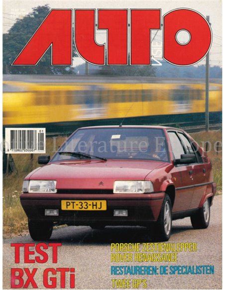 1986 AUTOVISIE MAGAZIN 15 NIEDERLÄNDISCH