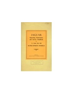 1949 JAGUAR 3.5 XK 120 INSTRUCTIEBOEKJE ENGELS