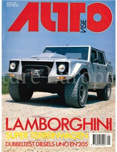 1987 AUTOVISIE MAGAZIN 01 NIEDERLÄNDISCH