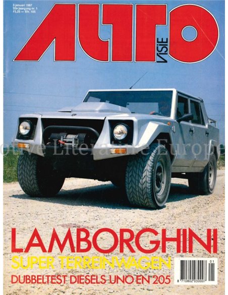 1987 AUTOVISIE MAGAZIN 01 NIEDERLÄNDISCH