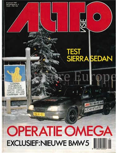 1987 AUTOVISIE MAGAZINE 03 NEDERLANDS