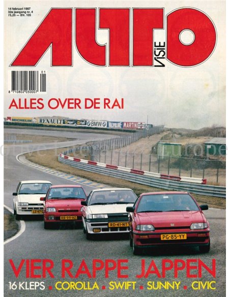 1987 AUTOVISIE MAGAZINE 04 NEDERLANDS