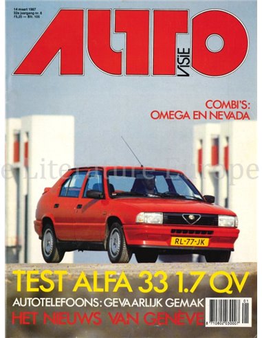 1987 AUTOVISIE MAGAZINE 06 DUTCH