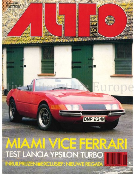 1987 AUTOVISIE MAGAZINE 07 NEDERLANDS