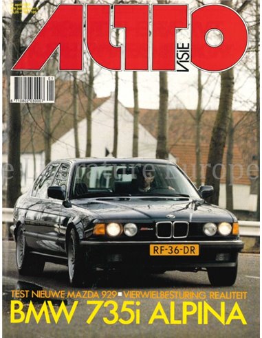 1987 AUTOVISIE MAGAZIN 08 NIEDERLÄNDISCH