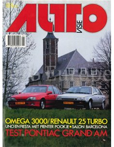 1987 AUTOVISIE MAGAZINE 10 DUTCH