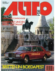 1987 AUTOVISIE MAGAZIN 13 NIEDERLÄNDISCH