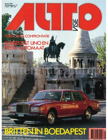 1987 AUTOVISIE MAGAZIN 13 NIEDERLÄNDISCH