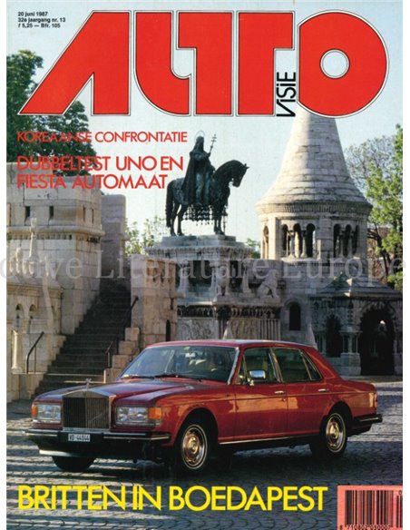 1987 AUTOVISIE MAGAZIN 13 NIEDERLÄNDISCH
