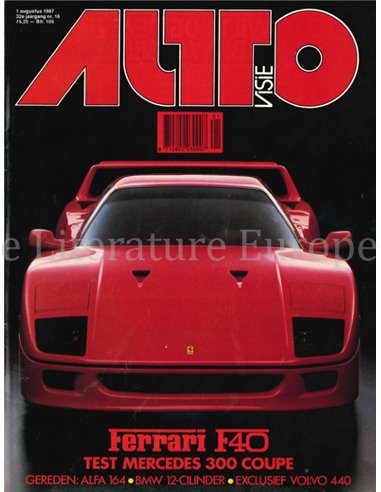1987 AUTOVISIE MAGAZINE 15 DUTCH
