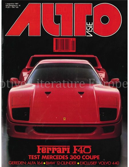 1987 AUTOVISIE MAGAZINE 15 DUTCH