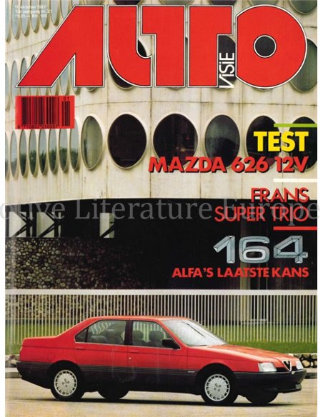 1987 AUTOVISIE MAGAZIN 21 NIEDERLÄNDISCH